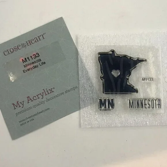 Close To My Heart CTMH Mini Stamp Set M1133 Minnesota Everyday Life NEW - Picture 1 of 9
